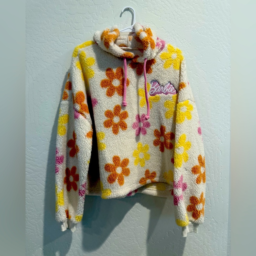 Women’s Barbie fleece hooded pullover size XXL